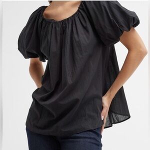 Harshman Keiko Blouse in Black Sz M